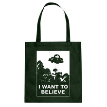 I Want to Believe, Morty Cotton Canvas Tote Bag