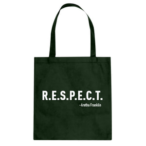 RESPECT Cotton Canvas Tote Bag