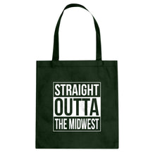 Straight Outta the Midwest Cotton Canvas Tote Bag