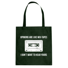 Opinions are like Mixtapes Cotton Canvas Tote Bag