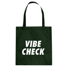 VIBE CHECK Cotton Canvas Tote Bag