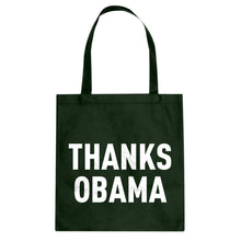 Thanks Obama Cotton Canvas Tote Bag