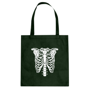 Tote Bones Costume Canvas Tote Bag