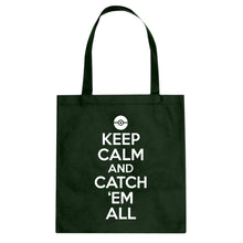 Tote Keep Calm and Catch em All! Canvas Tote Bag