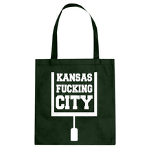 Kansas Fucking City Cotton Canvas Tote Bag
