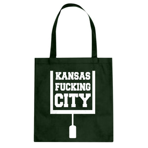 Kansas Fucking City Cotton Canvas Tote Bag
