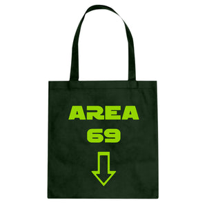 Area 69 Cotton Canvas Tote Bag