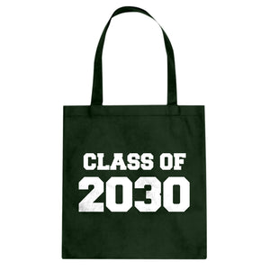 Class of 2030 Cotton Canvas Tote Bag