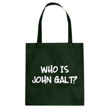 Who is John Galt? Cotton Canvas Tote Bag