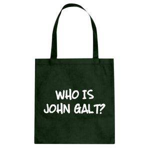 Who is John Galt? Cotton Canvas Tote Bag