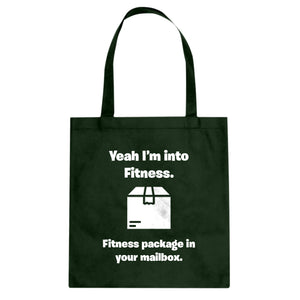 Fitness Package in your Mailbox Cotton Canvas Tote Bag
