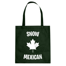 Snow Mexican Cotton Canvas Tote Bag