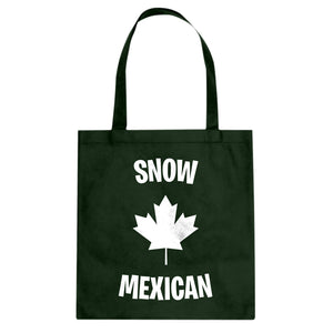 Snow Mexican Cotton Canvas Tote Bag