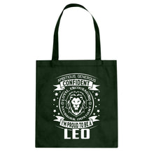 Tote Leo Astrology Zodiac Sign Canvas Tote Bag