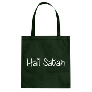 Hail Satan Cotton Canvas Tote Bag