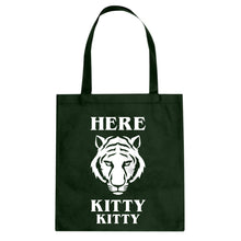 Here Kitty Kitty Cotton Canvas Tote Bag