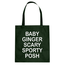 Tote Spice Names Canvas Tote Bag