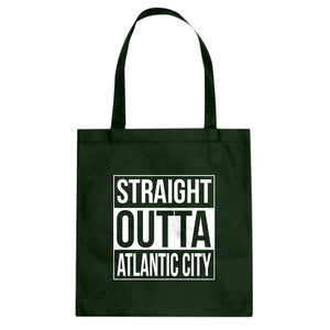 Straight Outta Atlantic City Cotton Canvas Tote Bag