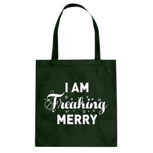 Freaking Merry Cotton Canvas Tote Bag