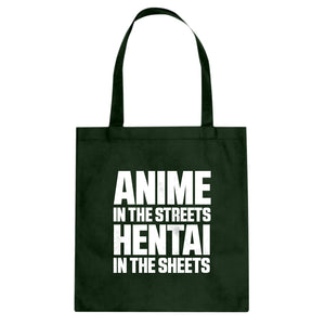Tote Anime in the Streets Canvas Tote Bag