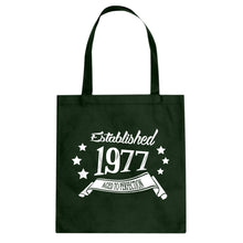 Tote Established 1977 Canvas Tote Bag