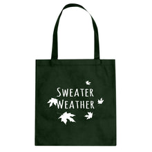 Sweater Weather Cotton Canvas Tote Bag