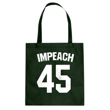 Impeach 45 Cotton Canvas Tote Bag