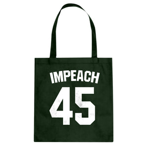 Impeach 45 Cotton Canvas Tote Bag