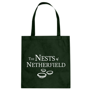The Nests of Netherfield Cotton Canvas Tote Bag