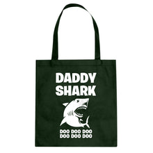 Daddy Shark Cotton Canvas Tote Bag