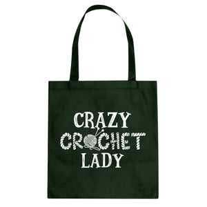 Tote Crazy Crochet Lady Canvas Tote Bag