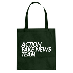 Tote Action Fake News Team Canvas Tote Bag