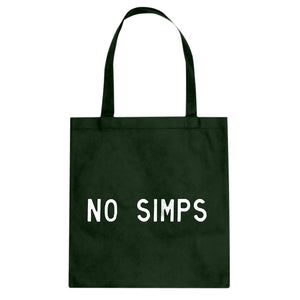 No Simps Cotton Canvas Tote Bag