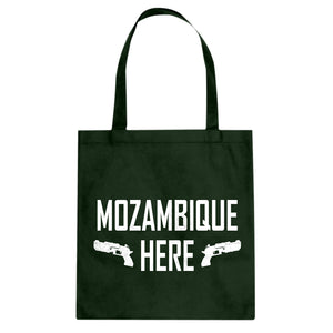 Mozambique Here Cotton Canvas Tote Bag
