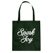 Spark Joy Cotton Canvas Tote Bag