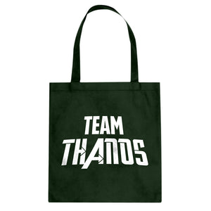 TEAM THANOS Cotton Canvas Tote Bag