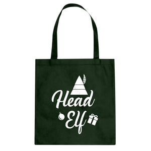 Head Elf Cotton Canvas Tote Bag