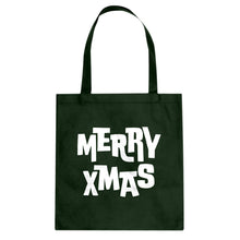 Merry Xmas Cotton Canvas Tote Bag