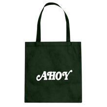 Ahoy Cotton Canvas Tote Bag