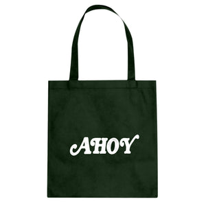 Ahoy Cotton Canvas Tote Bag