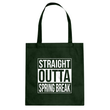 Straight Outta Spring Break Cotton Canvas Tote Bag