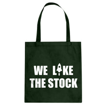WE LIKE THE STOCK Cotton Canvas Tote Bag