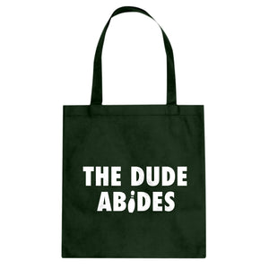 THE DUDE ABIDES Cotton Canvas Tote Bag