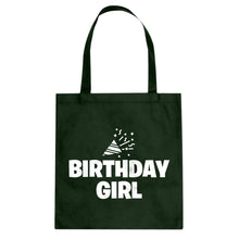 Birthday Girl Cotton Canvas Tote Bag