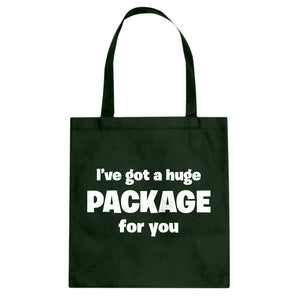 I've got a huge package for you. Cotton Canvas Tote Bag