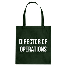 Director of Operations Cotton Canvas Tote Bag