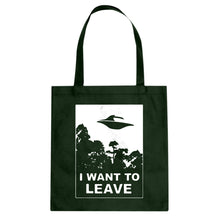 I Want to Leave Cotton Canvas Tote Bag