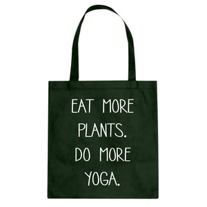 Tote More Plants More Yoga Canvas Tote Bag