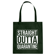 Straight Outta Quarantine Cotton Canvas Tote Bag