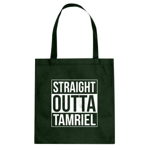 Straight Outta Tamriel Cotton Canvas Tote Bag